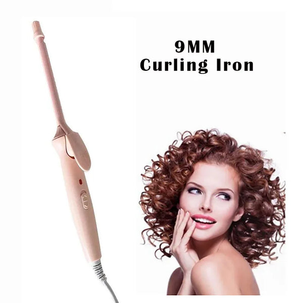 LuxeWave Pro 9mm Curling Wand